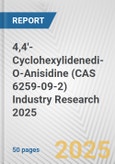 4,4'-Cyclohexylidenedi-O-Anisidine (CAS 6259-09-2) Industry Research 2025: Global and Regional Market Trends 2019-2024 and Forecast to 2029- Product Image