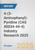 4-(3-Aminophenyl)-Pyridine (CAS 40034-44-4) Industry Research 2025: Global and Regional Market Trends 2019-2024 and Forecast to 2029- Product Image