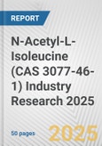 N-Acetyl-L-Isoleucine (CAS 3077-46-1) Industry Research 2025: Global and Regional Market Trends 2019-2024 and Forecast to 2029- Product Image