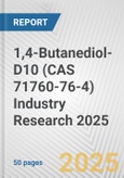 1,4-Butanediol-D10 (CAS 71760-76-4) Industry Research 2025: Global and Regional Market Trends 2019-2024 and Forecast to 2029- Product Image