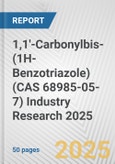 1,1'-Carbonylbis-(1H-Benzotriazole) (CAS 68985-05-7) Industry Research 2025: Global and Regional Market Trends 2019-2024 and Forecast to 2029- Product Image