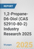 1,2-Propane-D6-Diol (CAS 52910-80-2) Industry Research 2025: Global and Regional Market Trends 2019-2024 and Forecast to 2029- Product Image