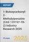 1-Butoxycarbonyl-2-Methylpiperazine (CAS 120737-78-2) Industry Research 2025: Global and Regional Market Trends 2019-2024 and Forecast to 2029 - Product Image