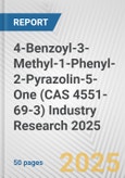 4-Benzoyl-3-Methyl-1-Phenyl-2-Pyrazolin-5-One (CAS 4551-69-3) Industry Research 2025: Global and Regional Market Trends 2019-2024 and Forecast to 2029- Product Image