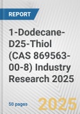 1-Dodecane-D25-Thiol (CAS 869563-00-8) Industry Research 2025: Global and Regional Market Trends 2019-2024 and Forecast to 2029- Product Image