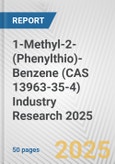 1-Methyl-2-(Phenylthio)-Benzene (CAS 13963-35-4) Industry Research 2025: Global and Regional Market Trends 2019-2024 and Forecast to 2029- Product Image