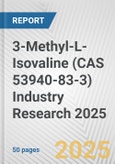 3-Methyl-L-Isovaline (CAS 53940-83-3) Industry Research 2025: Global and Regional Market Trends 2019-2024 and Forecast to 2029- Product Image