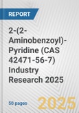 2-(2-Aminobenzoyl)-Pyridine (CAS 42471-56-7) Industry Research 2025: Global and Regional Market Trends 2019-2024 and Forecast to 2029- Product Image