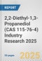 2,2-Diethyl-1,3-Propanediol (CAS 115-76-4) Industry Research 2025: Global and Regional Market Trends 2019-2024 and Forecast to 2029 - Product Thumbnail Image