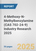 4-Methoxy-N-Methylbenzylamine (CAS 702-24-9) Industry Research 2025: Global and Regional Market Trends 2019-2024 and Forecast to 2029- Product Image