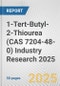 1-Tert-Butyl-2-Thiourea (CAS 7204-48-0) Industry Research 2025: Global and Regional Market Trends 2019-2024 and Forecast to 2029 - Product Image