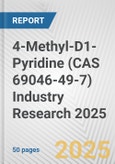 4-Methyl-D1-Pyridine (CAS 69046-49-7) Industry Research 2025: Global and Regional Market Trends 2019-2024 and Forecast to 2029- Product Image