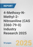 4-Methoxy-N-Methyl-2-Nitroaniline (CAS 3360-79-0) Industry Research 2025: Global and Regional Market Trends 2019-2024 and Forecast to 2029- Product Image