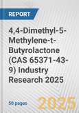 4,4-Dimethyl-5-Methylene-t-Butyrolactone (CAS 65371-43-9) Industry Research 2025: Global and Regional Market Trends 2019-2024 and Forecast to 2029- Product Image