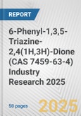 6-Phenyl-1,3,5-Triazine-2,4(1H,3H)-Dione (CAS 7459-63-4) Industry Research 2025: Global and Regional Market Trends 2019-2024 and Forecast to 2029- Product Image