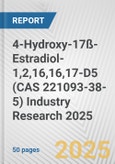 4-Hydroxy-17ß-Estradiol-1,2,16,16,17-D5 (CAS 221093-38-5) Industry Research 2025: Global and Regional Market Trends 2019-2024 and Forecast to 2029- Product Image