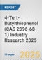 4-Tert-Butylthiophenol (CAS 2396-68-1) Industry Research 2025: Global and Regional Market Trends 2019-2024 and Forecast to 2029 - Product Thumbnail Image