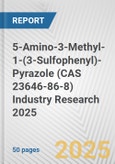 5-Amino-3-Methyl-1-(3-Sulfophenyl)-Pyrazole (CAS 23646-86-8) Industry Research 2025: Global and Regional Market Trends 2019-2024 and Forecast to 2029- Product Image