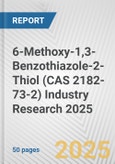 6-Methoxy-1,3-Benzothiazole-2-Thiol (CAS 2182-73-2) Industry Research 2025: Global and Regional Market Trends 2019-2024 and Forecast to 2029- Product Image