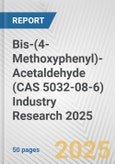 Bis-(4-Methoxyphenyl)-Acetaldehyde (CAS 5032-08-6) Industry Research 2025: Global and Regional Market Trends 2019-2024 and Forecast to 2029- Product Image