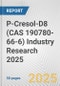 P-Cresol-D8 (CAS 190780-66-6) Industry Research 2025: Global and Regional Market Trends 2019-2024 and Forecast to 2029 - Product Image