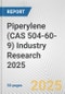 Piperylene (CAS 504-60-9) Industry Research 2025: Global and Regional Market Trends 2019-2024 and Forecast to 2029 - Product Image