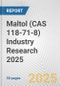 Maltol (CAS 118-71-8) Industry Research 2025: Global and Regional Market Trends 2019-2024 and Forecast to 2029 - Product Image