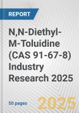 N,N-Diethyl-M-Toluidine (CAS 91-67-8) Industry Research 2025: Global and Regional Market Trends 2019-2024 and Forecast to 2029- Product Image