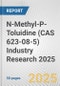 N-Methyl-P-Toluidine (CAS 623-08-5) Industry Research 2025: Global and Regional Market Trends 2019-2024 and Forecast to 2029 - Product Image