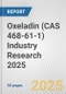 Oxeladin (CAS 468-61-1) Industry Research 2025: Global and Regional Market Trends 2019-2024 and Forecast to 2029 - Product Image