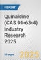 Quinaldine (CAS 91-63-4) Industry Research 2025: Global and Regional Market Trends 2019-2024 and Forecast to 2029 - Product Thumbnail Image