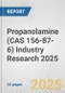 Propanolamine (CAS 156-87-6) Industry Research 2025: Global and Regional Market Trends 2019-2024 and Forecast to 2029 - Product Thumbnail Image