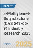 a-Methylene-t-Butyrolactone (CAS 547-65-9) Industry Research 2025: Global and Regional Market Trends 2019-2024 and Forecast to 2029- Product Image