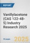 Vanillylacetone (CAS 122-48-5) Industry Research 2025: Global and Regional Market Trends 2019-2024 and Forecast to 2029 - Product Thumbnail Image