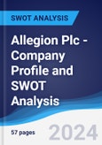 Allegion Plc - Company Profile and SWOT Analysis- Product Image