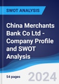 China Merchants Bank Co Ltd - Company Profile and SWOT Analysis- Product Image