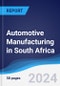 Automotive Manufacturing in South Africa - Product Thumbnail Image