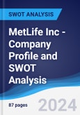 MetLife Inc - Company Profile and SWOT Analysis- Product Image