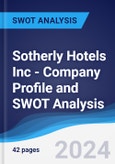 Sotherly Hotels Inc - Company Profile and SWOT Analysis- Product Image