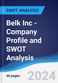 Belk Inc - Company Profile and SWOT Analysis- Product Image