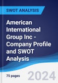 American International Group Inc (AIG) - Company Profile and SWOT Analysis- Product Image