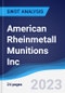 American Rheinmetall Munitions Inc - Company Profile and SWOT Analysis - Product Thumbnail Image