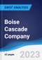 Boise Cascade Company - Strategy, SWOT and Corporate Finance Report - Product Thumbnail Image