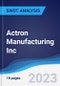 Actron Manufacturing Inc - Company Profile and SWOT Analysis - Product Thumbnail Image