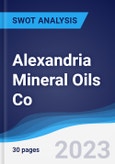 Alexandria Mineral Oils Co - Strategy, SWOT and Corporate Finance Report- Product Image