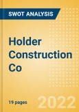 Holder Construction Co - Strategic SWOT Analysis Review- Product Image