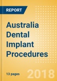 Australia Dental Implant Procedures Outlook to 2025- Product Image