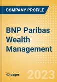 BNP Paribas Wealth Management - Competitor Profile- Product Image