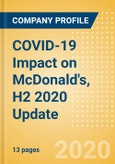 COVID-19 Impact on McDonald's, H2 2020 Update- Product Image