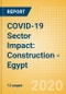 COVID-19 Sector Impact: Construction - Egypt (Update 1) - Product Thumbnail Image
